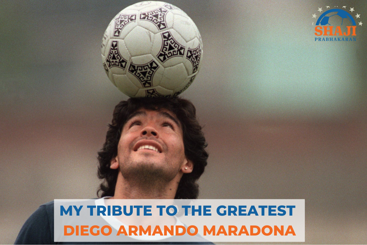 My tribute to the greatest Diego Armando Maradona
