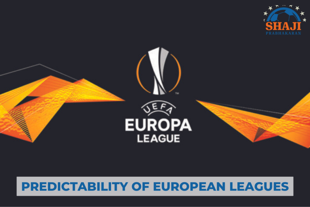 PREDICTABILITY OF EUROPEAN LEAGUES